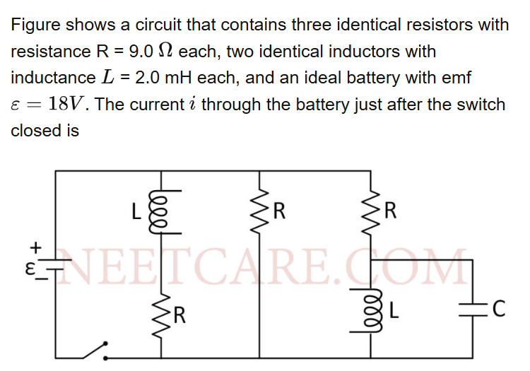 See the original NEET 2017 Physics question below.