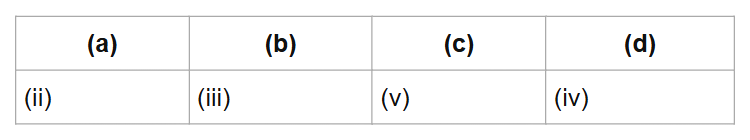 (a)
(b)
(c)
(d)
(ii)
(iii)
(v)
(iv)