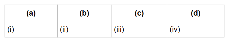 (a)
(b)
(c)
(d)
(i)
(ii)
(iii)
(iv)