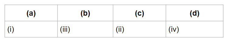 (a)
(b)
(c)
(d)
(i)
(iii)
(ii)
(iv)