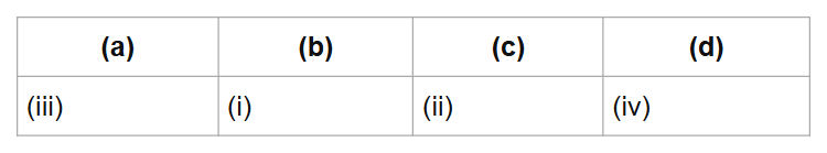 (a)
(b)
(c)
(d)
(iii)
(i)
(ii)
(iv)