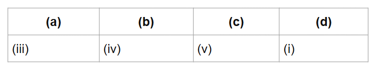 (a)
(b)
(c)
(d)
(iii)
(iv)
(v)
(i)