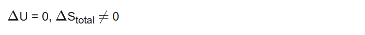 U = 0, Stotal 0