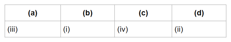 (a)
(b)
(c)
(d)
(iii)
(i)
(iv)
(ii)