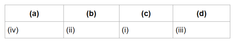 (a)
(b)
(c)
(d)
(iv)
(ii)
(i)
(iii)
