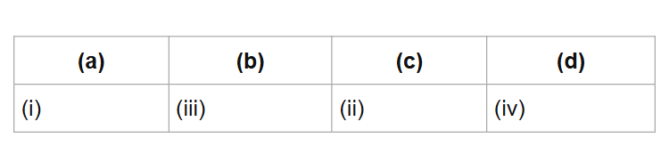 (a)
(b)
(c)
(d)
(i)
(iii)
(ii)
(iv)
