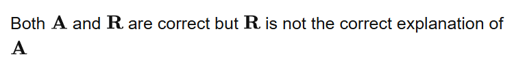 Both and are correct but is not the correct explanation of