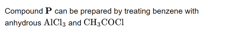 Compound can be prepared by treating benzene with anhydrous and