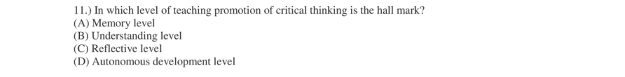 Read the question and choices in the excerpt. Choose A/B/C/D for the first/second/third/fourth option shown.