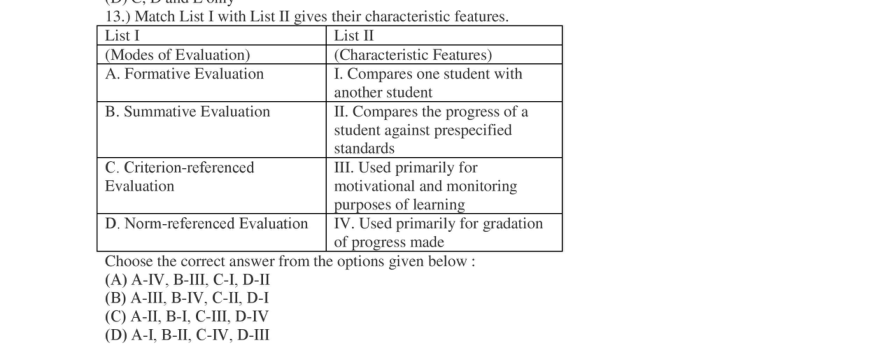 Read the question and choices in the excerpt. Choose A/B/C/D for the first/second/third/fourth option shown.