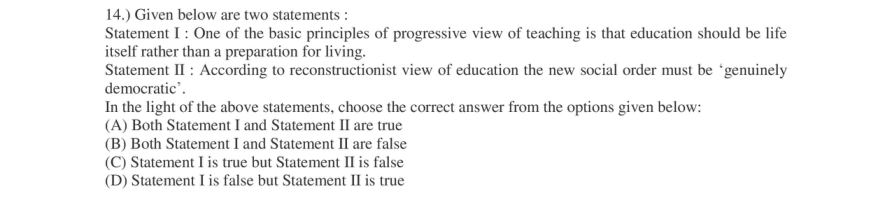 Read the question and choices in the excerpt. Choose A/B/C/D for the first/second/third/fourth option shown.