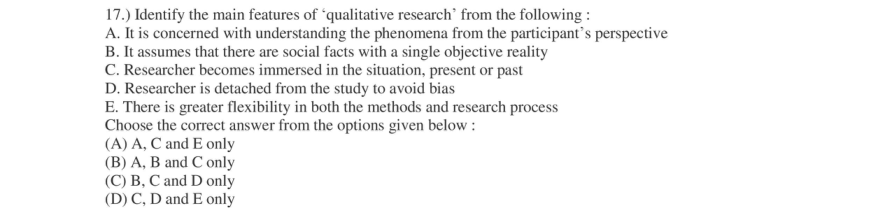 Read the question and choices in the excerpt. Choose A/B/C/D for the first/second/third/fourth option shown.