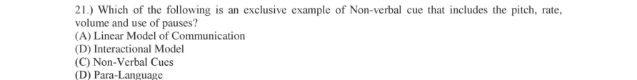 Read the question and choices in the excerpt. Choose A/B/C/D for the first/second/third/fourth option shown.