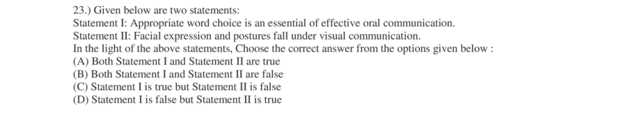 Read the question and choices in the excerpt. Choose A/B/C/D for the first/second/third/fourth option shown.