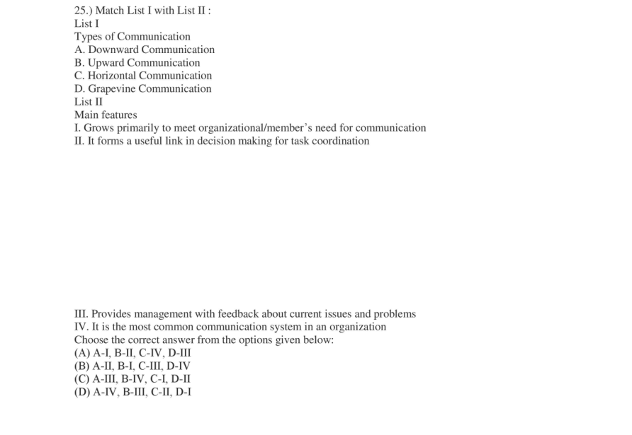 Read the question and choices in the excerpt. Choose A/B/C/D for the first/second/third/fourth option shown.