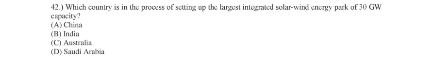 Read the question and choices in the excerpt. Choose A/B/C/D for the first/second/third/fourth option shown.