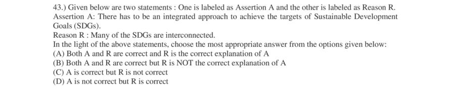 Read the question and choices in the excerpt. Choose A/B/C/D for the first/second/third/fourth option shown.