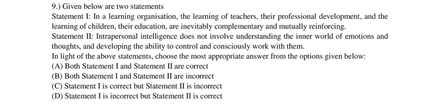 Read the question and choices in the excerpt. Choose A/B/C/D for the first/second/third/fourth option shown.
