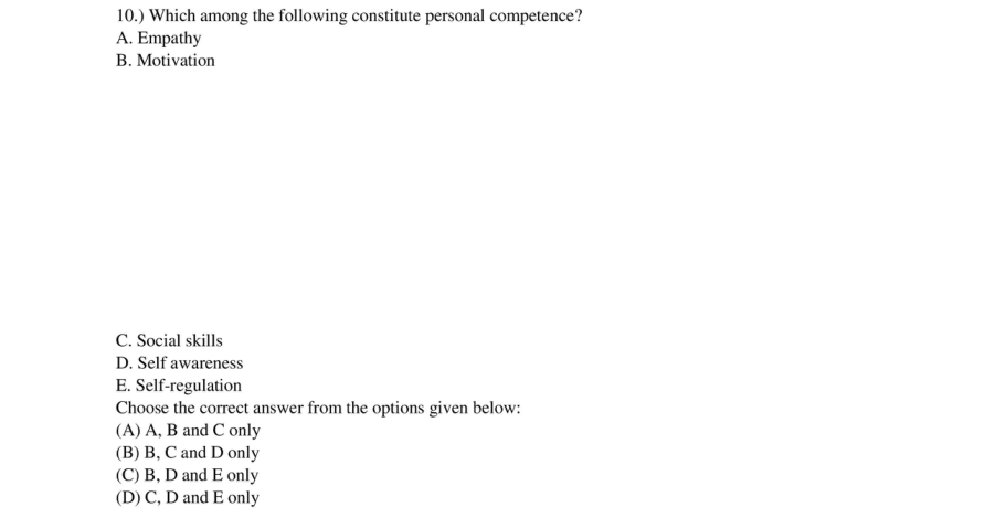 Read the question and choices in the excerpt. Choose A/B/C/D for the first/second/third/fourth option shown.
