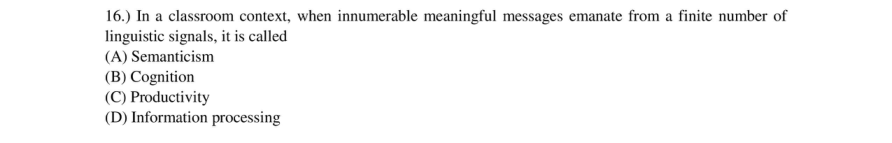 Read the question and choices in the excerpt. Choose A/B/C/D for the first/second/third/fourth option shown.