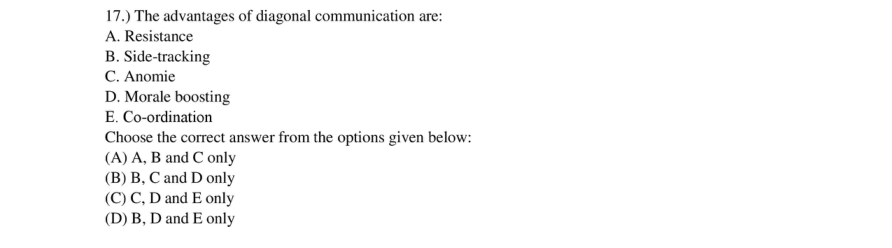 Read the question and choices in the excerpt. Choose A/B/C/D for the first/second/third/fourth option shown.
