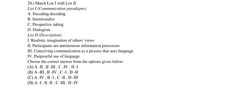 Read the question and choices in the excerpt. Choose A/B/C/D for the first/second/third/fourth option shown.