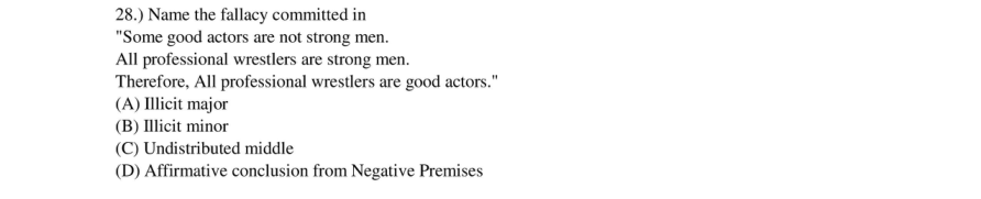 Read the question and choices in the excerpt. Choose A/B/C/D for the first/second/third/fourth option shown.