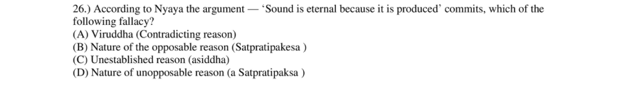 Read the question and choices in the excerpt. Choose A/B/C/D for the first/second/third/fourth option shown.