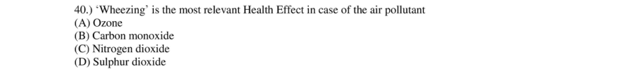 Read the question and choices in the excerpt. Choose A/B/C/D for the first/second/third/fourth option shown.