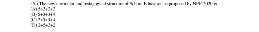 Read the question and choices in the excerpt. Choose A/B/C/D for the first/second/third/fourth option shown.
