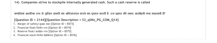 Read the question and choices in the excerpt. Choose A/B/C/D for the first/second/third/fourth option shown.