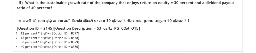 Read the question and choices in the excerpt. Choose A/B/C/D for the first/second/third/fourth option shown.