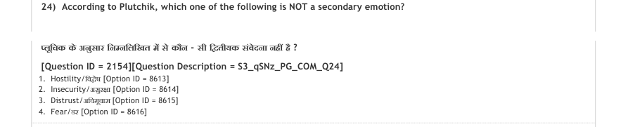 Read the question and choices in the excerpt. Choose A/B/C/D for the first/second/third/fourth option shown.
