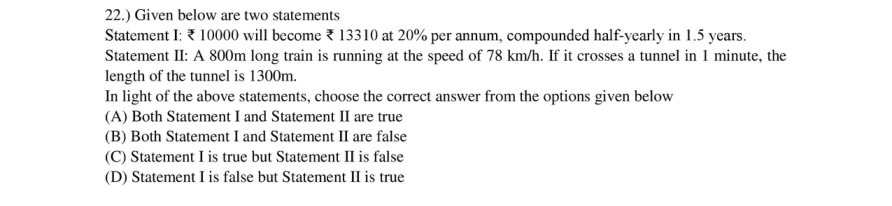 Read the question and choices in the excerpt. Choose A/B/C/D for the first/second/third/fourth option shown.