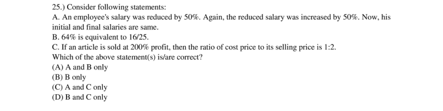 Read the question and choices in the excerpt. Choose A/B/C/D for the first/second/third/fourth option shown.