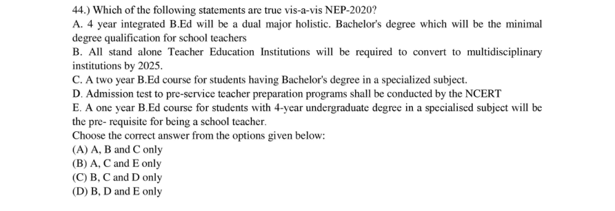 Read the question and choices in the excerpt. Choose A/B/C/D for the first/second/third/fourth option shown.