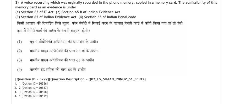 Read the question and choices in the excerpt. Choose A/B/C/D for the first/second/third/fourth option shown.