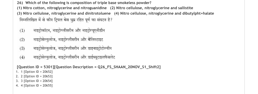 Read the question and choices in the excerpt. Choose A/B/C/D for the first/second/third/fourth option shown.