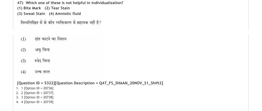 Read the question and choices in the excerpt. Choose A/B/C/D for the first/second/third/fourth option shown.