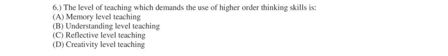 Read the question and choices in the excerpt. Choose A/B/C/D for the first/second/third/fourth option shown.