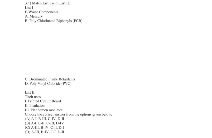 Read the question and choices in the excerpt. Choose A/B/C/D for the first/second/third/fourth option shown.