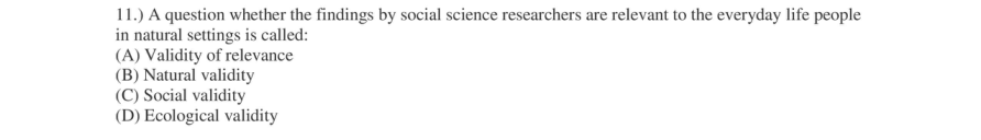 Read the question and choices in the excerpt. Choose A/B/C/D for the first/second/third/fourth option shown.