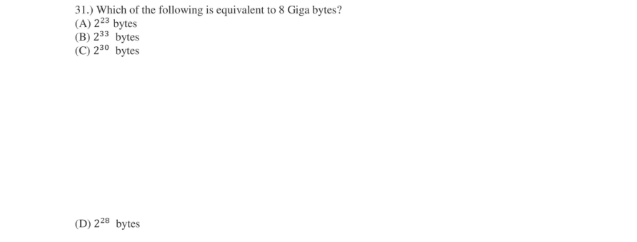 Read the question and choices in the excerpt. Choose A/B/C/D for the first/second/third/fourth option shown.