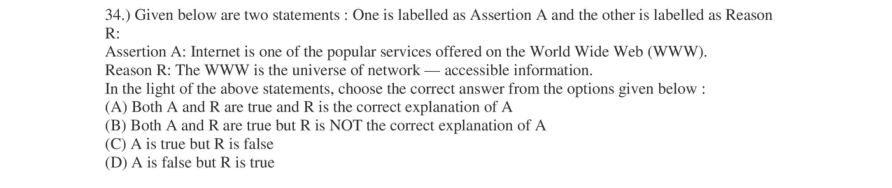 Read the question and choices in the excerpt. Choose A/B/C/D for the first/second/third/fourth option shown.