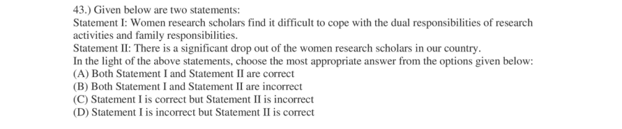 Read the question and choices in the excerpt. Choose A/B/C/D for the first/second/third/fourth option shown.