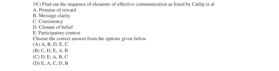 Read the question and choices in the excerpt. Choose A/B/C/D for the first/second/third/fourth option shown.