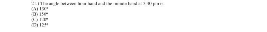 Read the question and choices in the excerpt. Choose A/B/C/D for the first/second/third/fourth option shown.