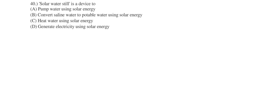 Read the question and choices in the excerpt. Choose A/B/C/D for the first/second/third/fourth option shown.