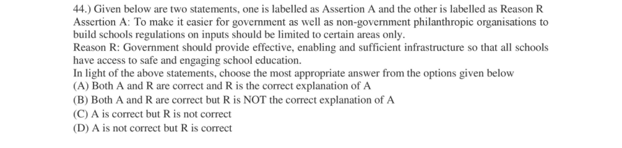 Read the question and choices in the excerpt. Choose A/B/C/D for the first/second/third/fourth option shown.