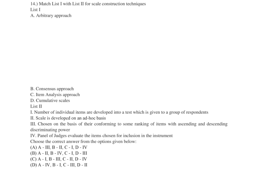 Read the question and choices in the excerpt. Choose A/B/C/D for the first/second/third/fourth option shown.